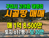 [구미토지] ◈ 고아읍 대망리 토지매매 농사·…