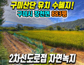 구미시 장천면 상장리 토지매매 2차선접한 자연녹지 883평 창고·근생 추…